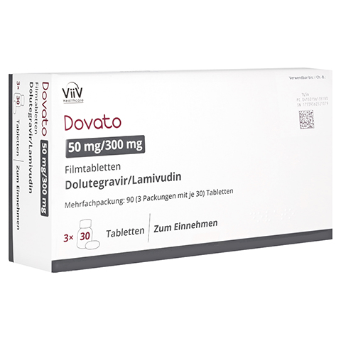 DOVATO 50 mg/300 mg Filmtabletten 3x30 Stück