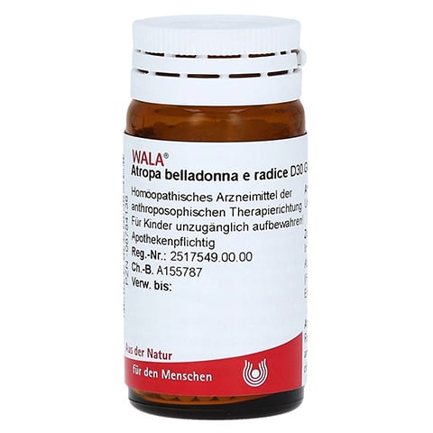 ATROPA belladonna e Radix D 30 Globuli 20 Gramm N1