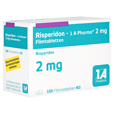 Risperidon-1A Pharma 2mg 100 Stck N3