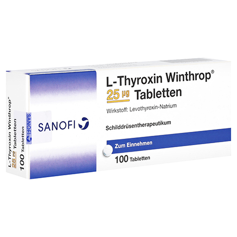 L-Thyroxin Winthrop 25g 100 Stck N3