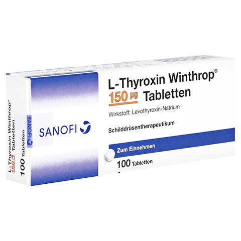 L-Thyroxin Winthrop 150g 100 Stck N3