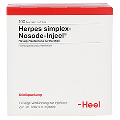 HERPES SIMPLEX Nosode Injeel Ampullen 100 Stck N3 - Vorderseite