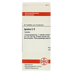 IGNATIA C 9 Tabletten 80 Stck N1 - Vorderseite