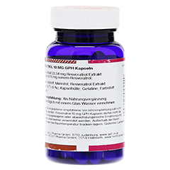 RESVERATROL 10 mg GPH Kapseln 60 Stück - Rechte Seite