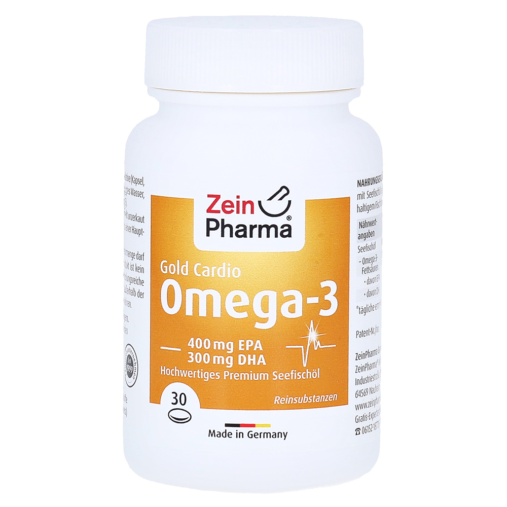 OMEGA-3 GOLD Herz DHA 300mg/EPA 400mg Softgel-Kap. 30 Stück