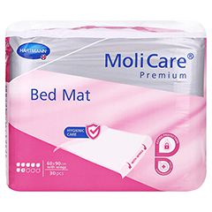 MOLICARE Premium Bed Mat 7 Tropfen m.Flü.60x180 cm 30 Stück - Vorderseite