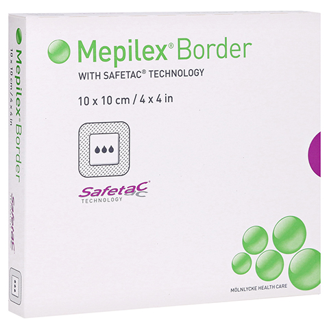 MEPILEX Border Schaumverband 10x10 cm 5 Stck