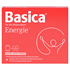BASICA Energie Trinkgranulat+Kapseln f.7 Tage Kpg. 7 Stck - Vorderseite
