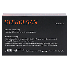STEROLSAN Tabletten 84 Stck - Rckseite