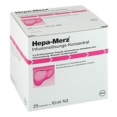 HEPA-MERZ Infusionslsungs-Konzentrat Ampullen