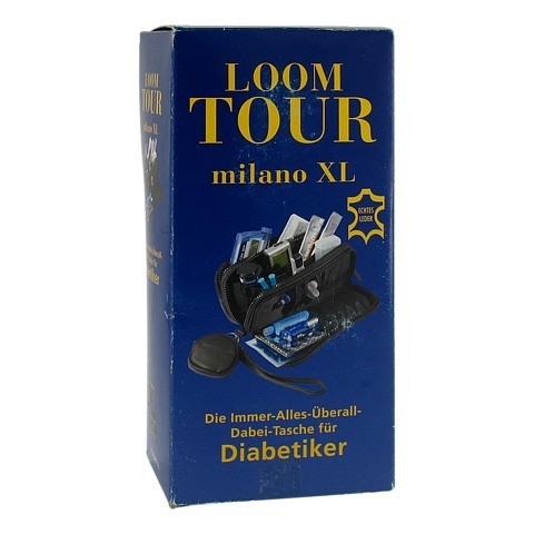 LOOM Tour XL milano Diabetikertasche Leder 1 Stck