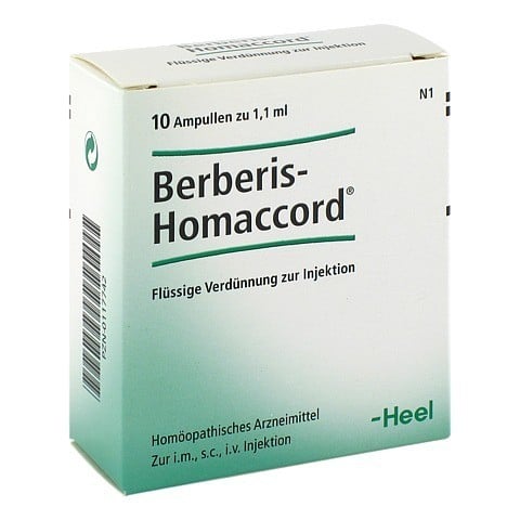 BERBERIS HOMACCORD Ampullen 10 Stck N1