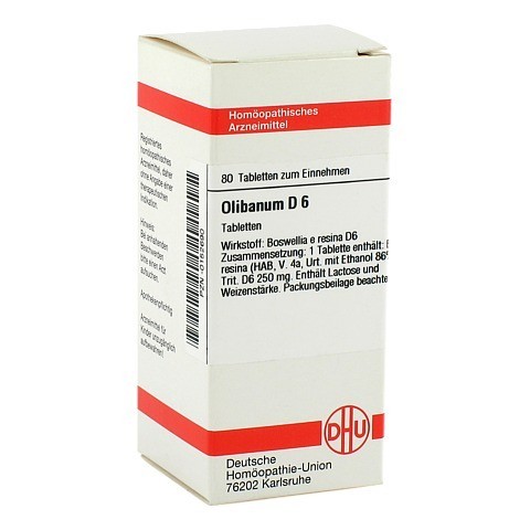 OLIBANUM D 6 Tabletten 80 Stck