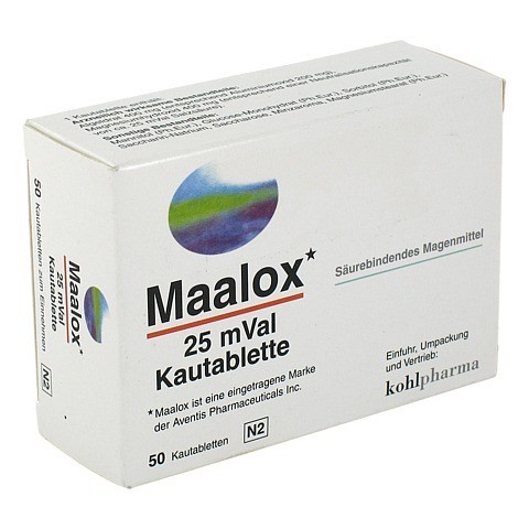 Maalox 25mVal 50 Stück N2