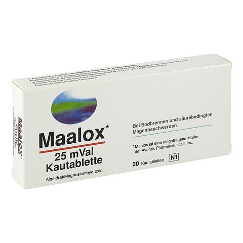 Maalox 25mVal 20 Stück N1