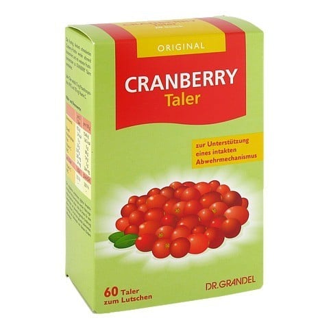 Cranberry Cerola Taler Grandel 60 Stück