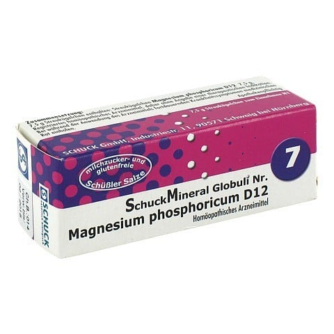 SCHUCKMINERAL Globuli 7 Magnesium phosphoricum D12 7.5 Gramm