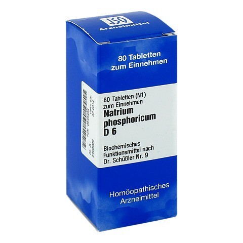 BIOCHEMIE 9 Natrium phosphoricum D 6 Tabletten 80 Stck N1