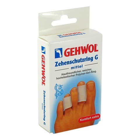 GEHWOL Polymer Gel Zehenschutzring G mittel 2 Stück