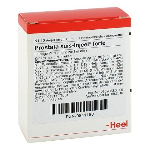 Prostata suis-Injeel forte Ampullen 10 Stck N1