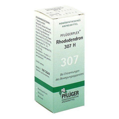 PFLÜGERPLEX Rhododendron 307 H Tabletten 100 Stück N1