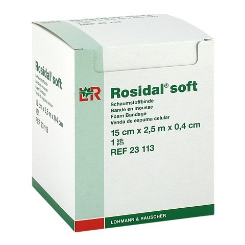ROSIDAL Soft Binde 15x0,4 cmx2,5 m 1 Stck