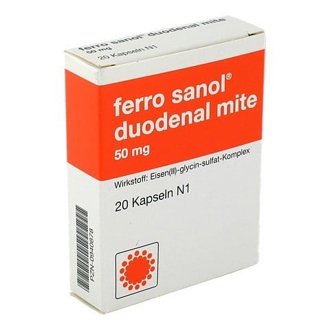 Ferro sanol duodenal mite 50mg 20 Stck N1