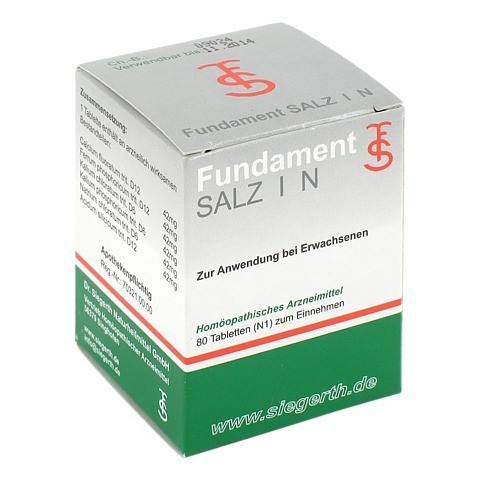 FUNDAMENT-Salz I N Tabletten 80 Stck