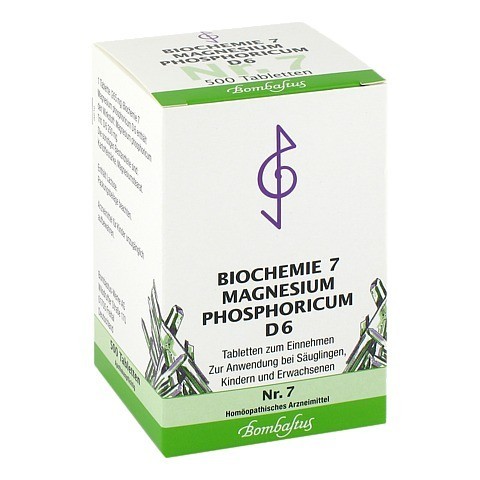 BIOCHEMIE 7 Magnesium phosphoricum D 6 Tabletten 500 Stck N3