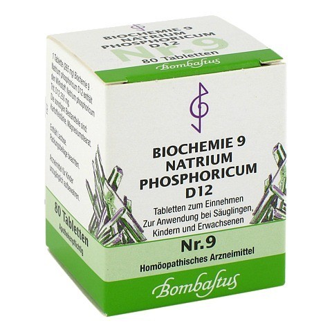 BIOCHEMIE 9 Natrium phosphoricum D 12 Tabletten 80 Stck N1