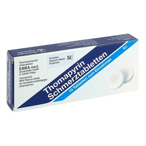 THOMAPYRIN Tabletten 10 Stck N1