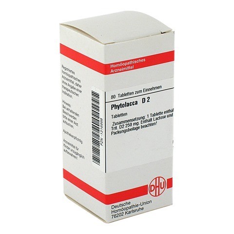 PHYTOLACCA D 2 Tabletten 80 Stck N1