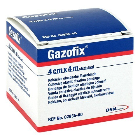 GAZOFIX Fixierbinde 4 cmx4 m hautf. 1 Stck