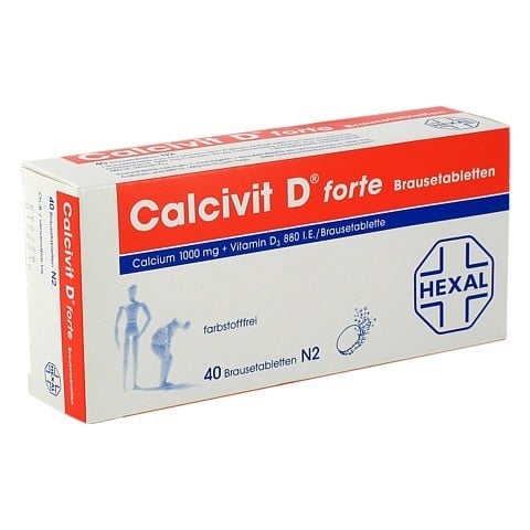 Calcivit D forte 1000mg/880 I.E. 40 Stck
