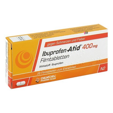 IBUPROFEN Atid 400 mg Filmtabletten 20 Stck N1