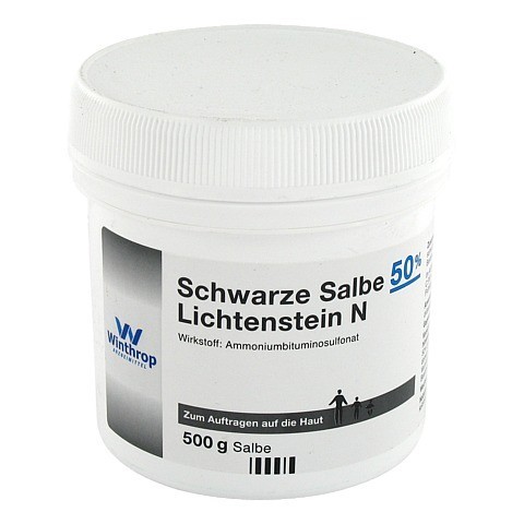 Schwarze Salbe 50% Lichtenstein N 500 Gramm