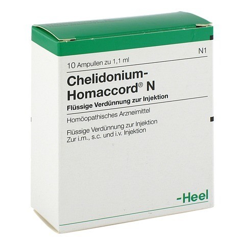 CHELIDONIUM-HOMACCORD N Ampullen 10 Stck N1