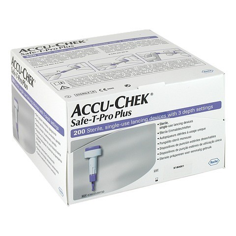 ACCU-CHEK Safe T Pro Plus Lanzetten 200 Stück