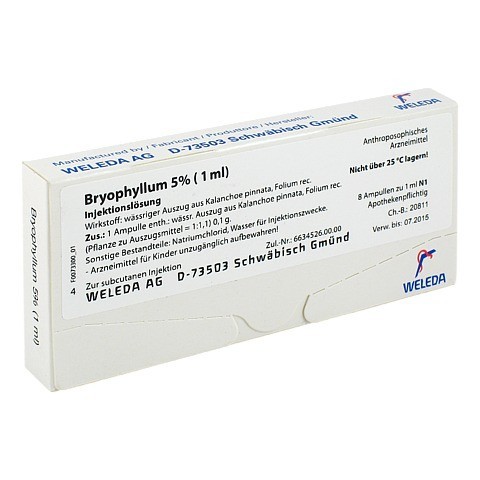 BRYOPHYLLUM 5% 1 ml Injektionslsung 8x1 Milliliter N1