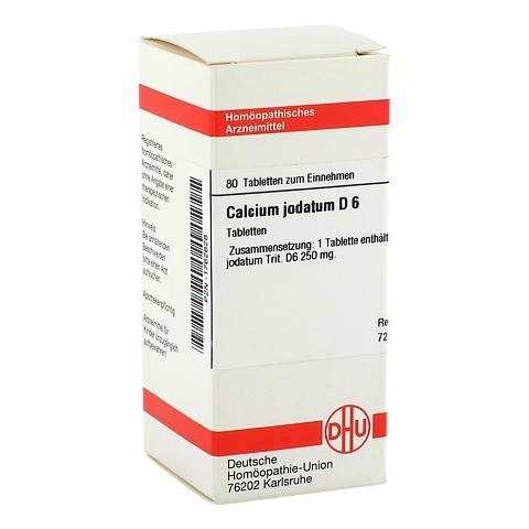 CALCIUM JODATUM D 6 Tabletten 80 Stck N1
