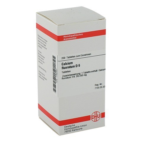 CALCIUM FLUORATUM D 6 Tabletten 200 Stck N2