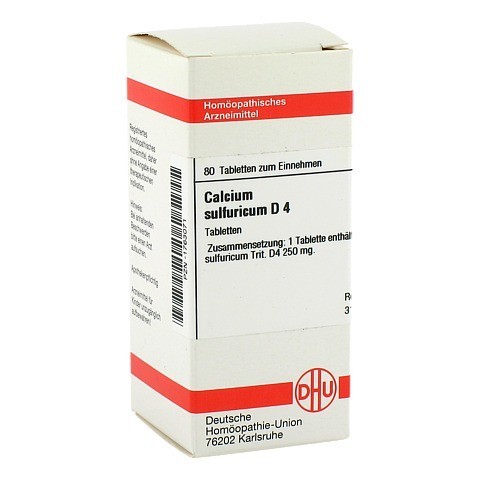 CALCIUM SULFURICUM D 4 Tabletten 80 Stck N1