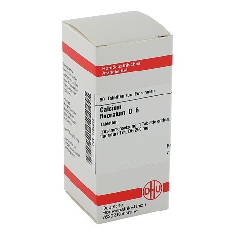 CALCIUM FLUORATUM D 6 Tabletten 80 Stck N1