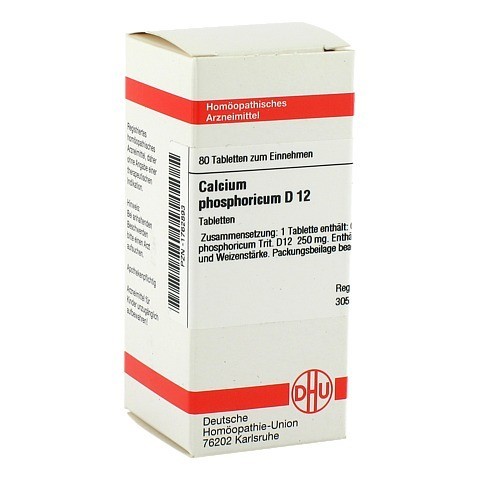 CALCIUM PHOSPHORICUM D 12 Tabletten 80 Stück N1