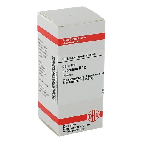 CALCIUM FLUORATUM D 12 Tabletten 80 Stck N1