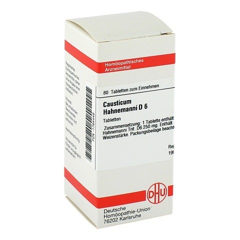 CAUSTICUM HAHNEMANNI D 6 Tabletten 80 Stück N1