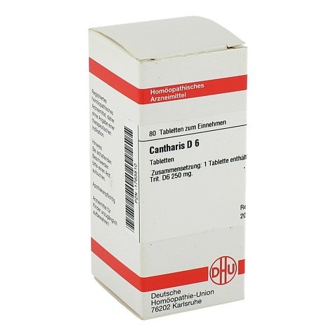 CANTHARIS D 6 Tabletten 80 Stück N1
