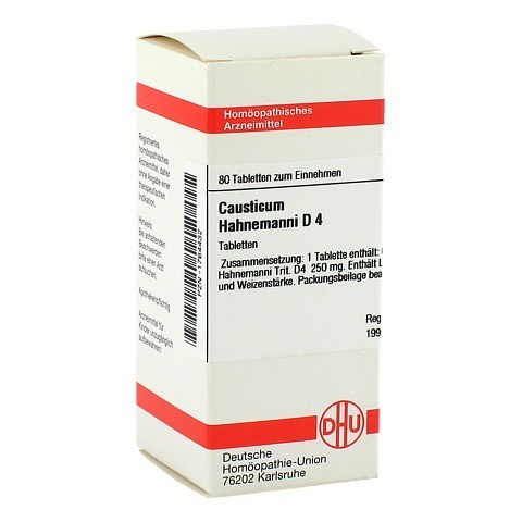 CAUSTICUM HAHNEMANNI D 4 Tabletten 80 Stck N1