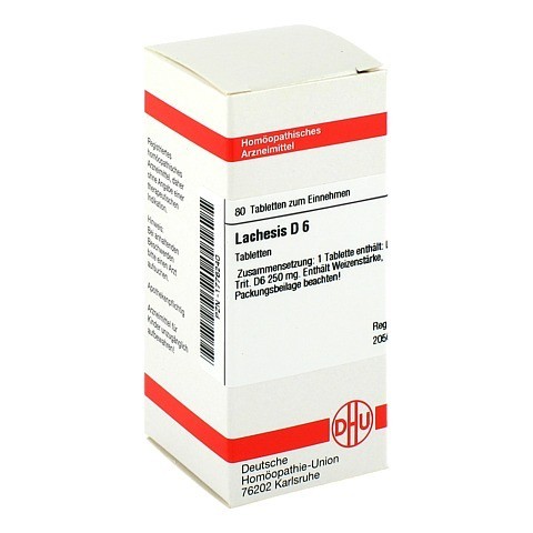 LACHESIS D 6 Tabletten 80 Stck N1