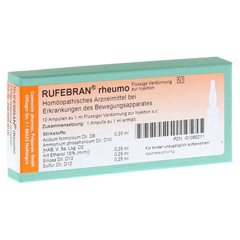 RUFEBRAN rheumo Ampullen 10 Stck N1